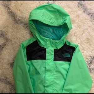The north face rain jacket